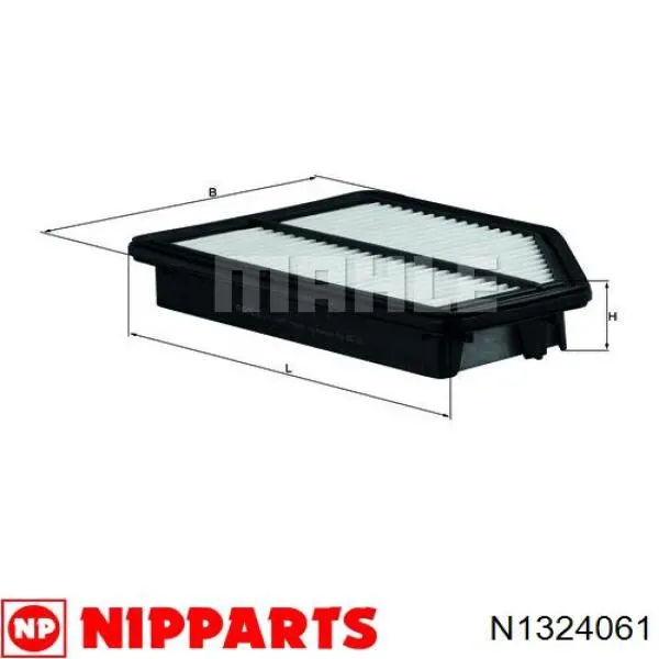 N1324061 Nipparts filtro de aire
