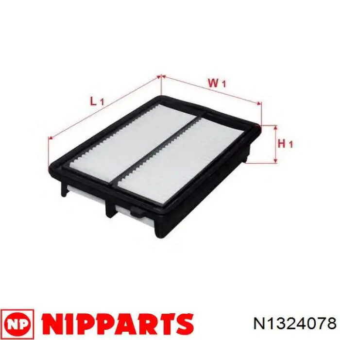 N1324078 Nipparts filtro de aire