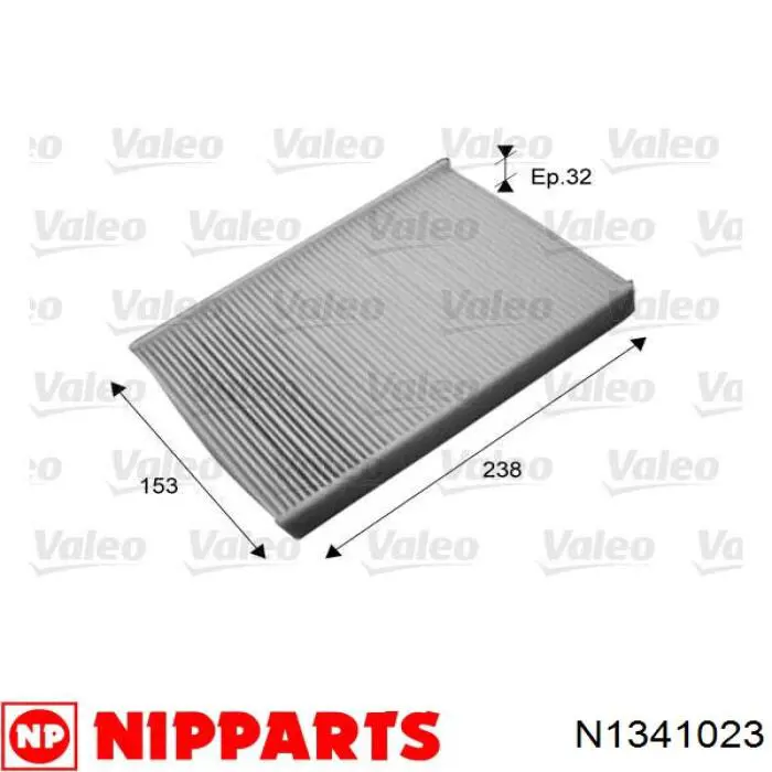 N1341023 Nipparts filtro habitáculo