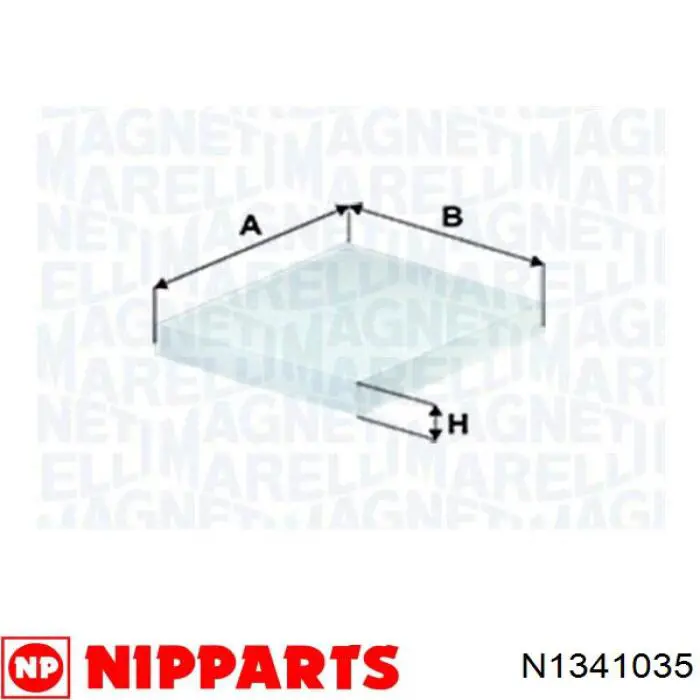 Filtro de polen Nipparts N1341035