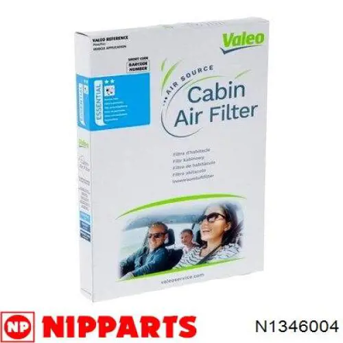 N1346004 Nipparts filtro habitáculo