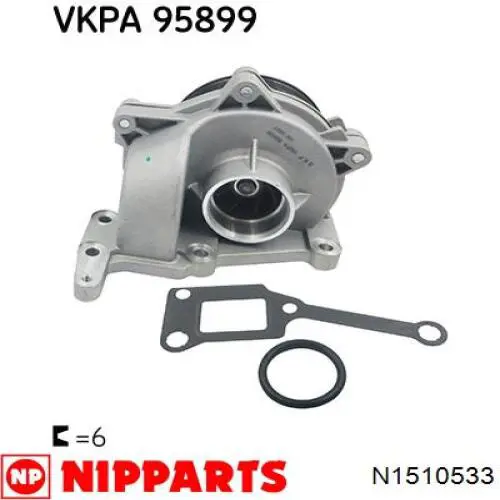 470295 Maxgear Bomba refrigerante coche