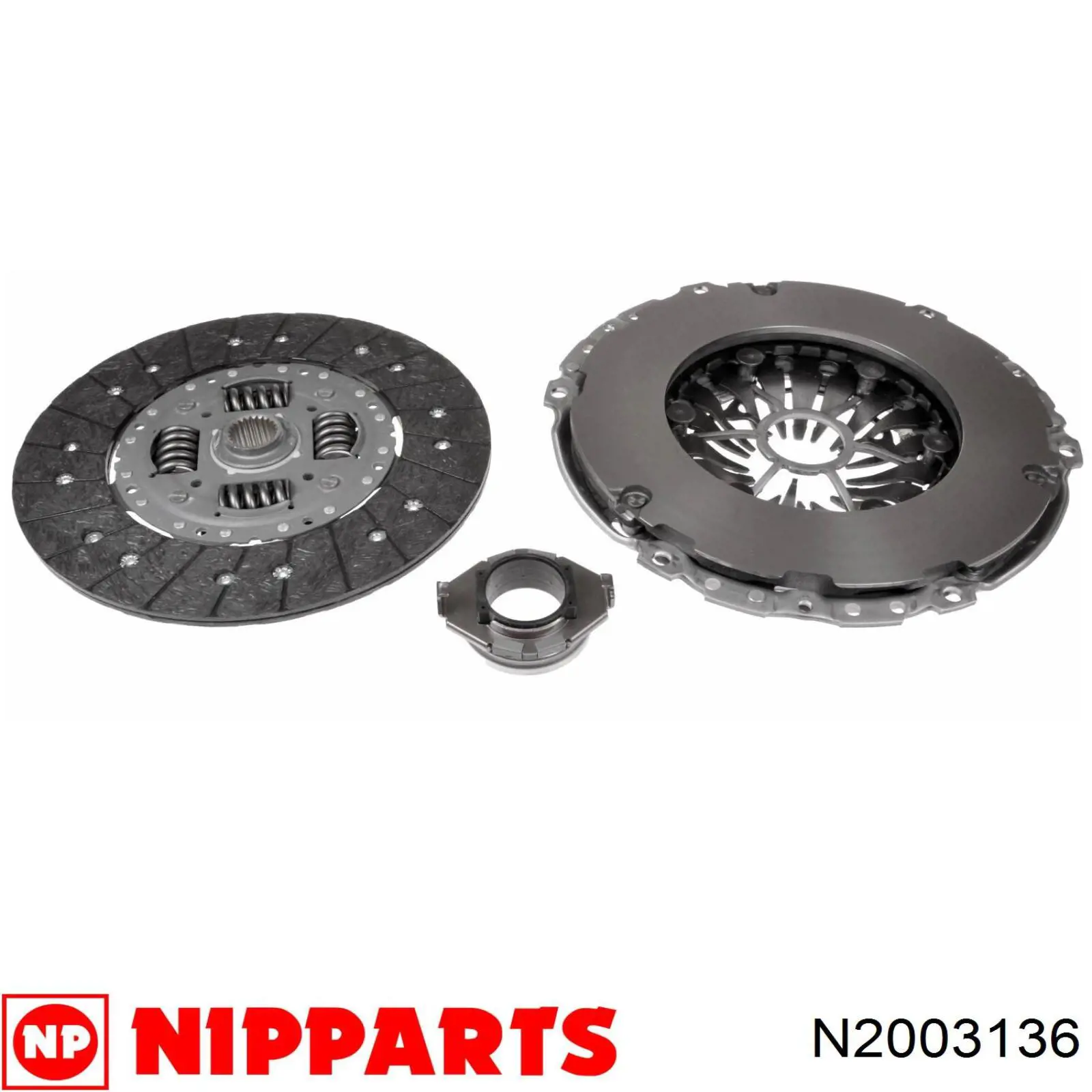 J2003148 Nipparts kit de embrague (3 partes)