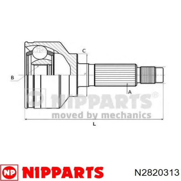 Comprar N2820313 Nipparts Junta homocinetica