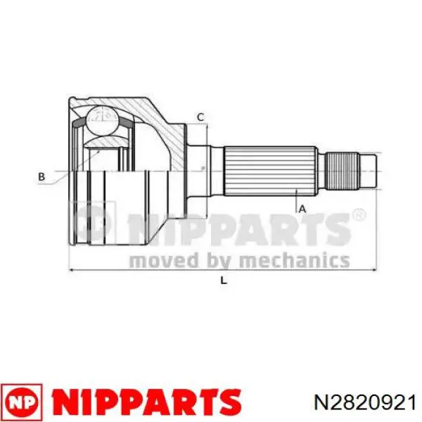Comprar N2820921 Nipparts Junta homocinetica
