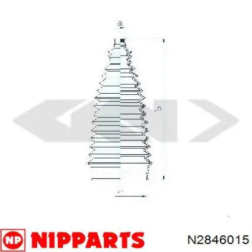 N2846015 Nipparts fuelle, dirección