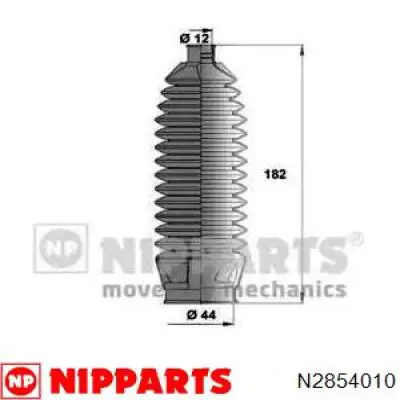 N2854010 Nipparts Guardapolvo dirección