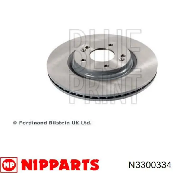 Comprar N3300334 Nipparts Freno de disco delantero