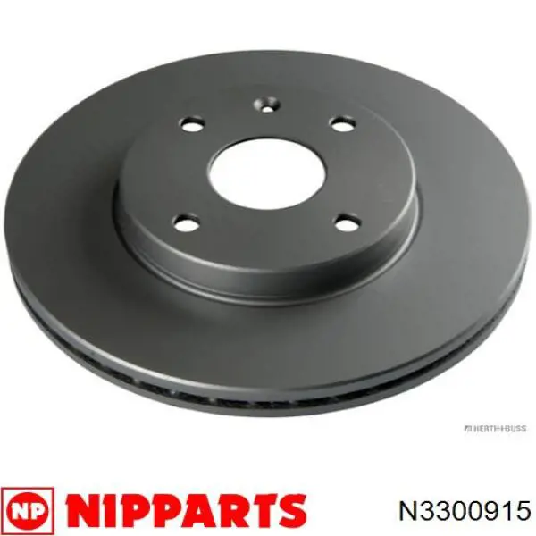 N3300915 Nipparts disco de freno delantero