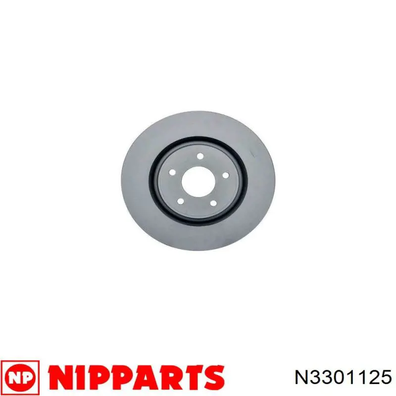 N3301125 Nipparts freno de disco delantero