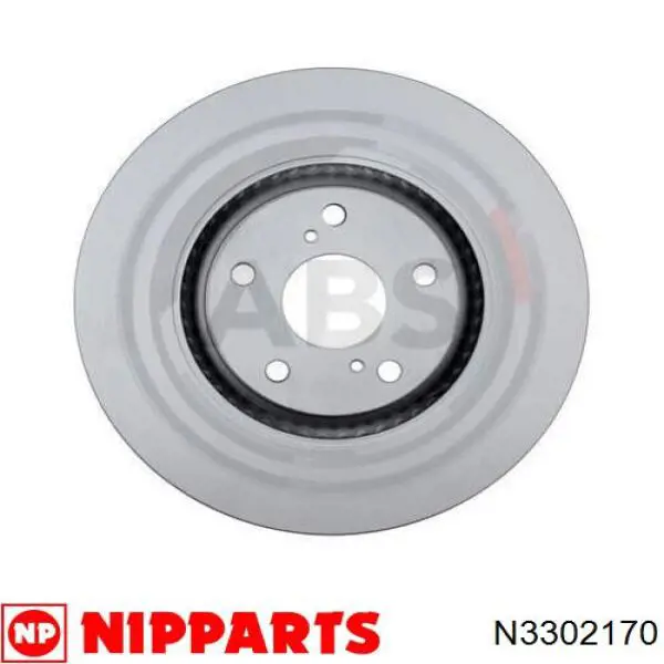 N3302170 Nipparts disco de freno delantero