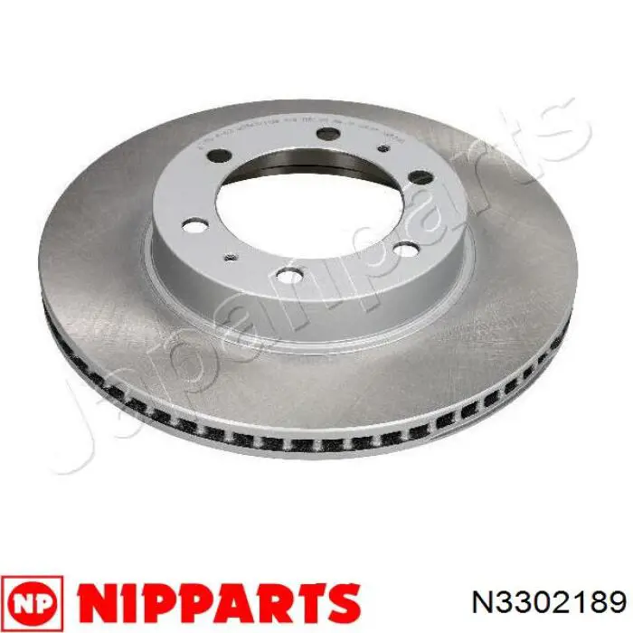 N3302189 Nipparts disco de freno delantero