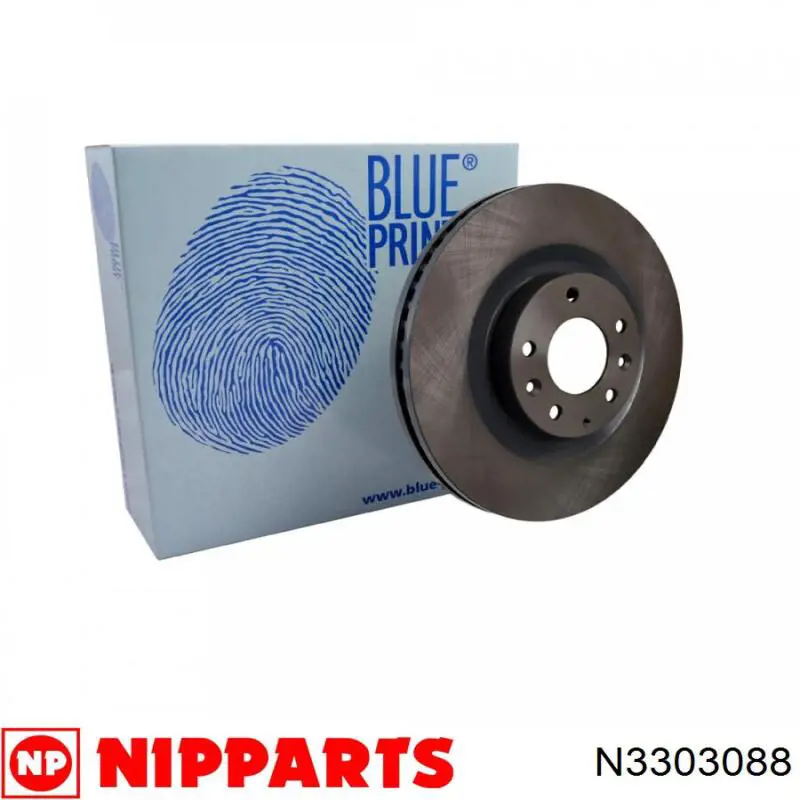 Comprar N3303088 Nipparts Freno de disco delantero