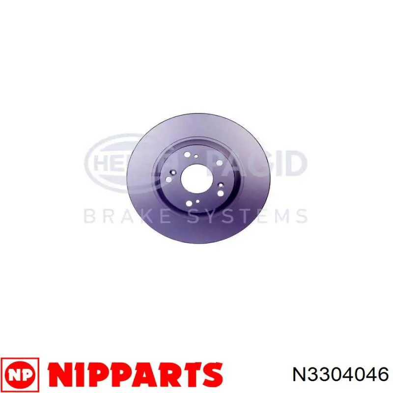 N3304046 Nipparts disco de freno delantero