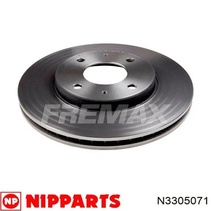 Comprar N3305071 Nipparts Freno de disco delantero