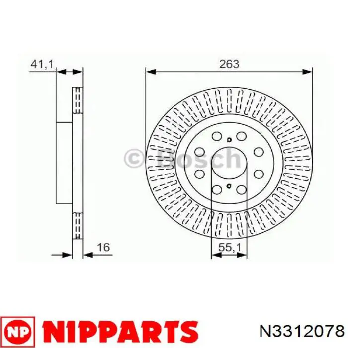 590284620 Zimmermann Freno de disco trasero
