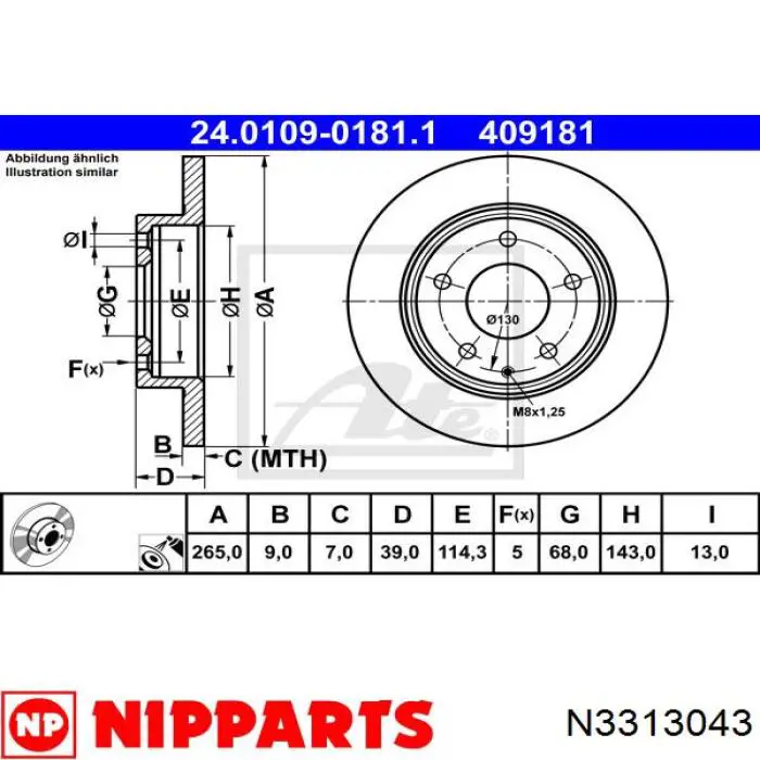 Comprar BDS1735 Jurid/Bendix Disco de freno trasero