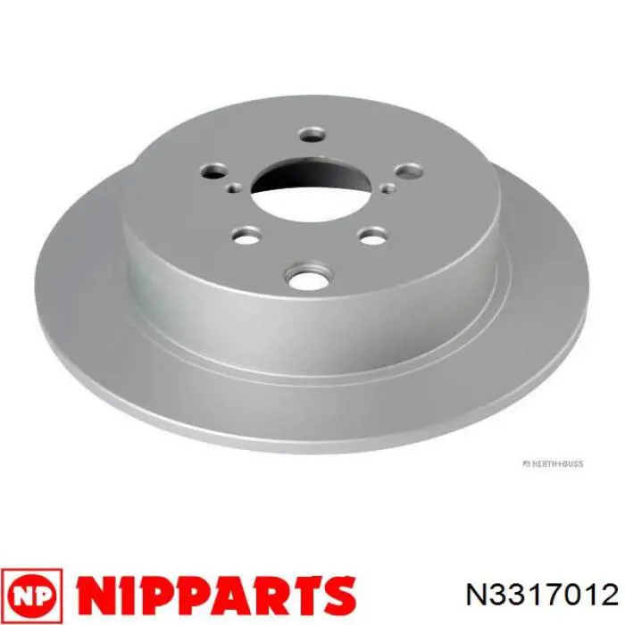 N3317012 Nipparts disco de freno trasero