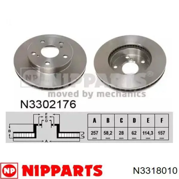 Disco de freno trasero Japan Parts DP804C precio, desde 32,44 EUR