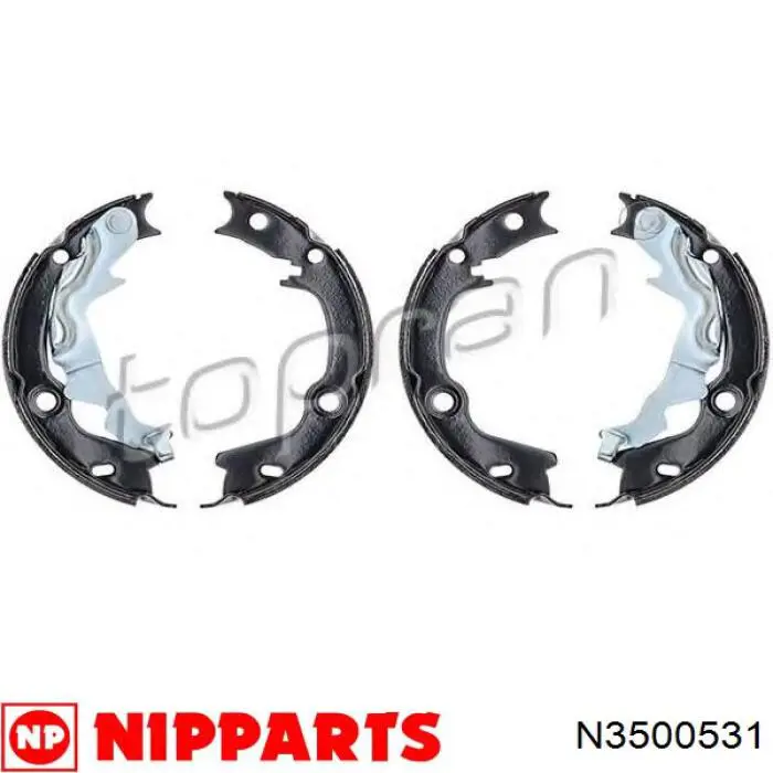 Zapatas de freno de mano N3500531 Nipparts