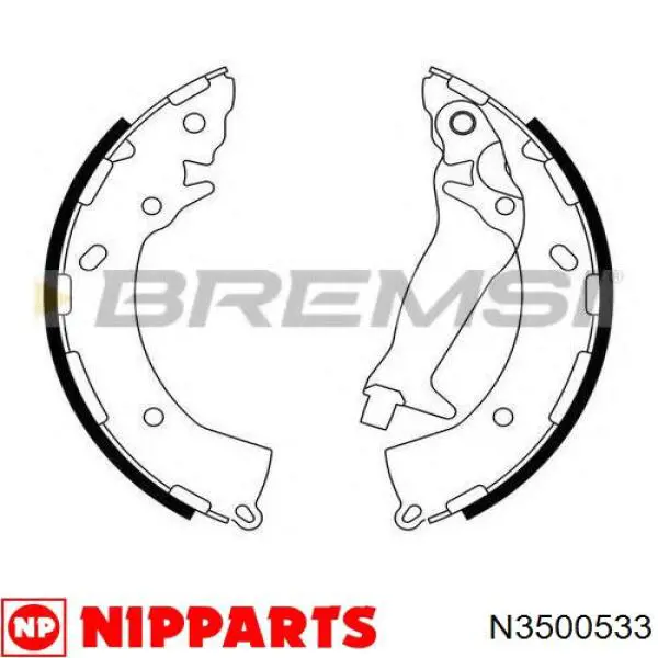 Comprar 583050XA10 Hyundai/Kia Zapatas de freno