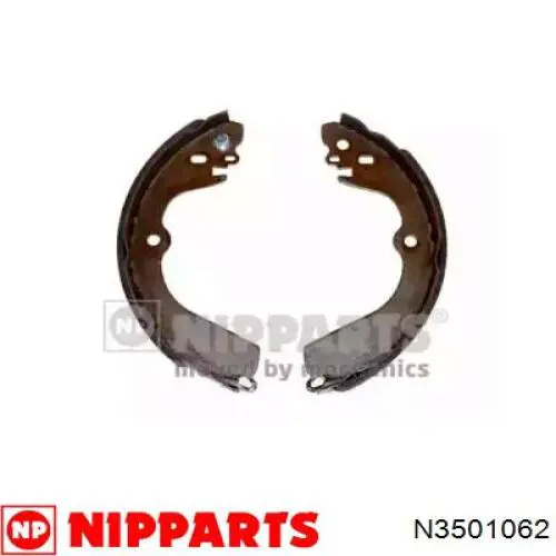 N3501062 Nipparts zapatas de frenos de tambor traseras