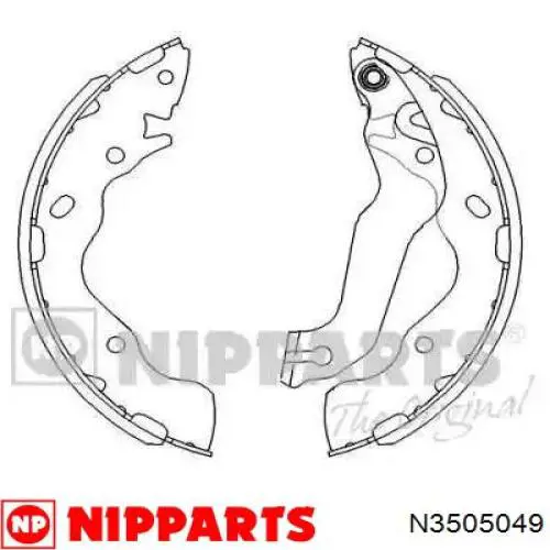 Zapatas de freno 44060ED025 Nissan/Infiniti