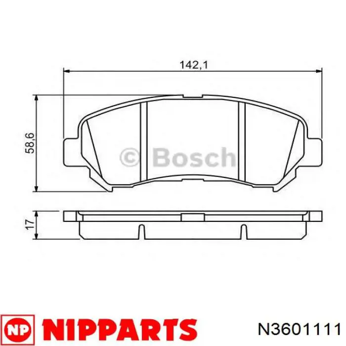Pastillas de freno delanteras Nissan Qashqai 2 J11
