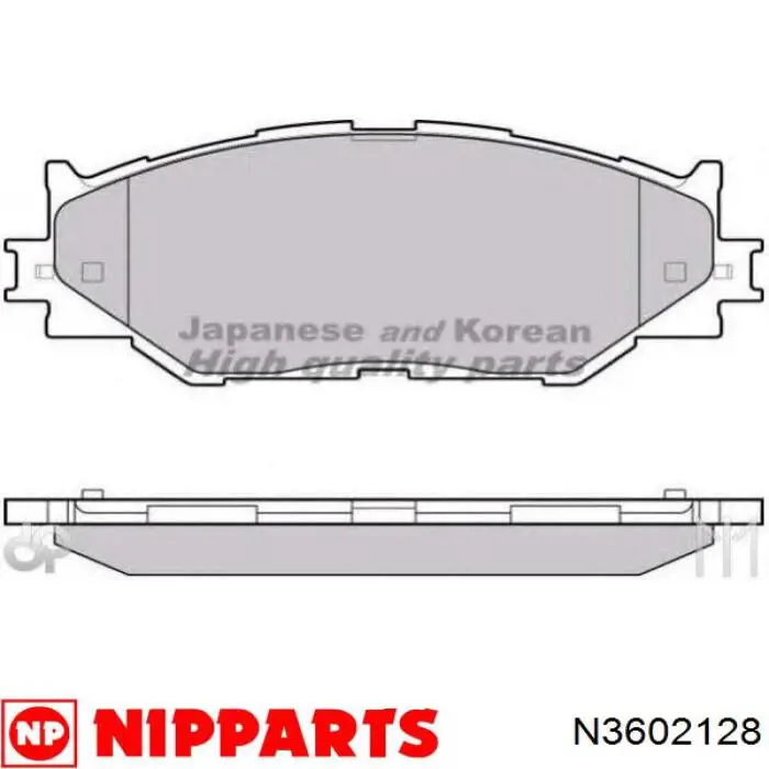BPA120100 Open Parts Pastillas delanteras