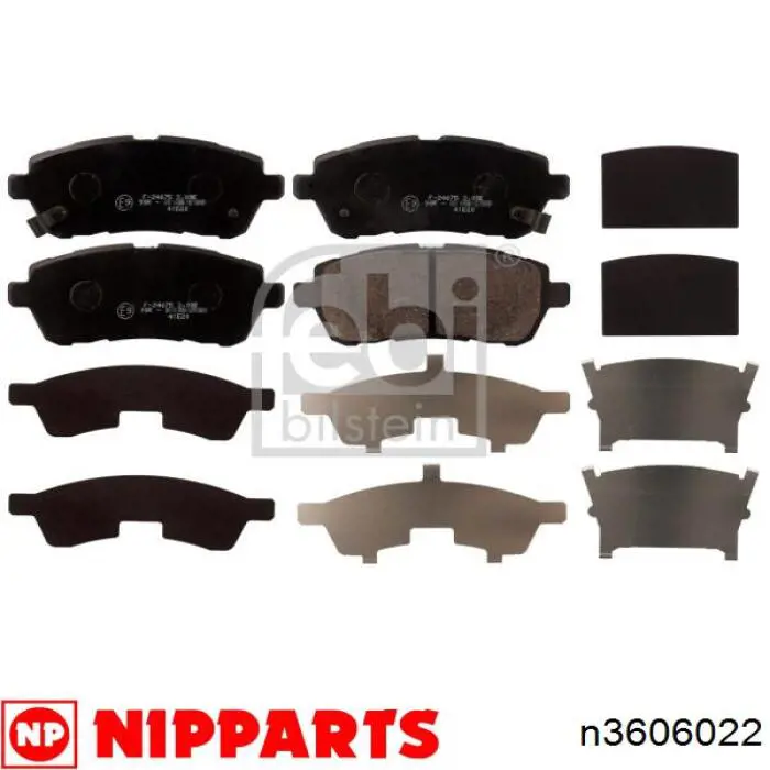 Pastillas de freno delanteras Suzuki Swift 4 MZ, EZ