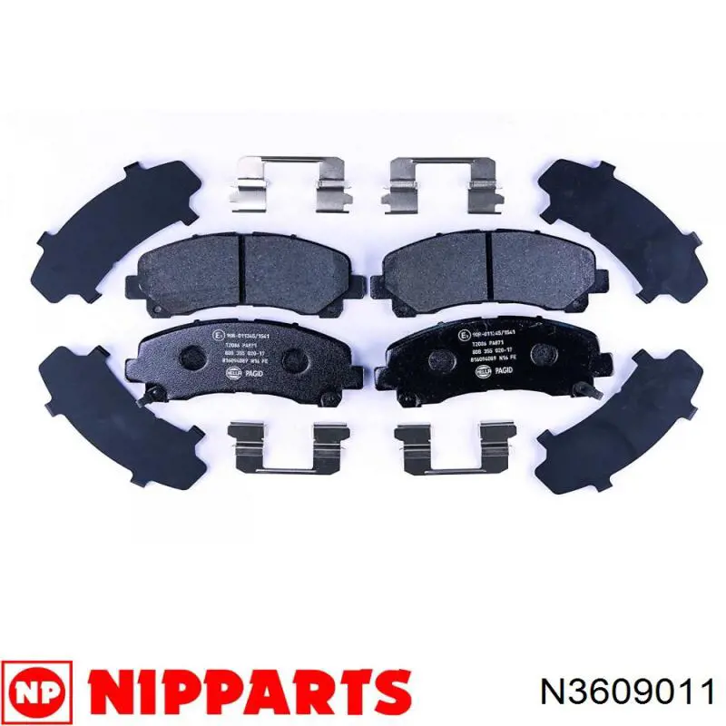 Pastillas freno delanteras Nipparts N3609011 precio, desde 24,02 EUR