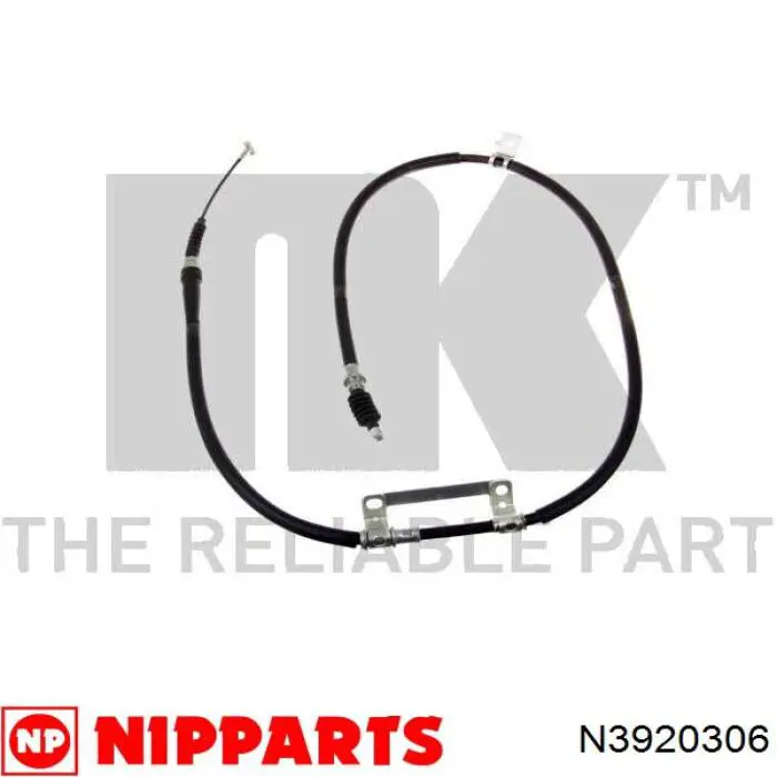 N3920306 Nipparts cable de freno de mano trasero izquierdo