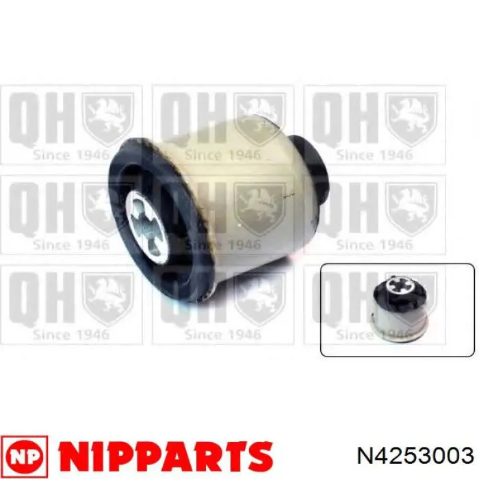 2S6156K653AA Ford Silentblock del puente trasero