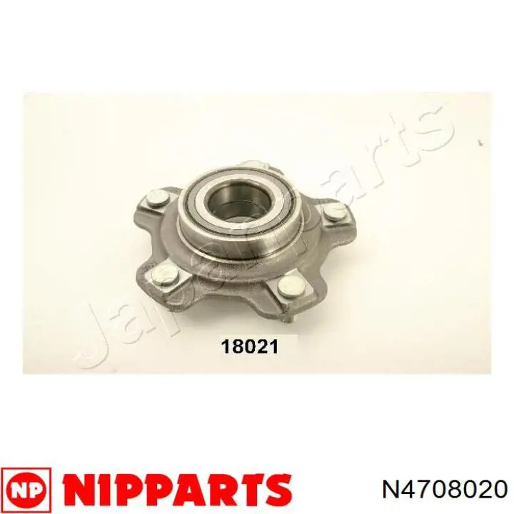 N4708020 Nipparts cubo de rueda delantero