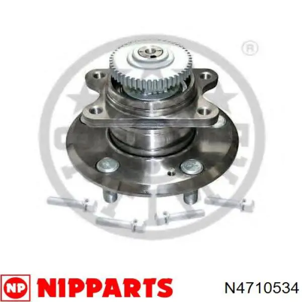 Cubo de rueda trasero N4710534 Nipparts