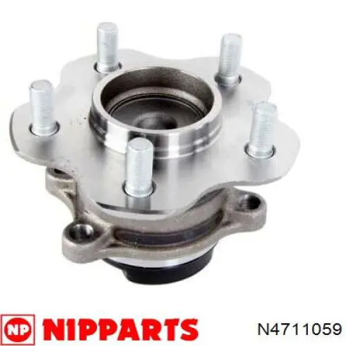 N4711059 Nipparts cubo de rueda trasero