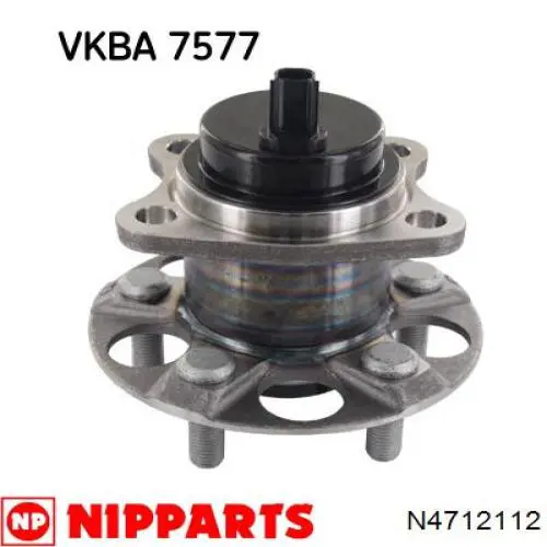 Comprar N4712112 Nipparts Cubo de rueda, Eje trasero