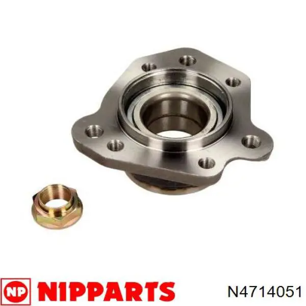 N4714051 Nipparts cojinete de rueda trasero