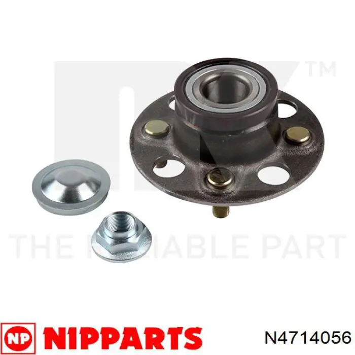 N4714056 Nipparts cubo de rueda trasero