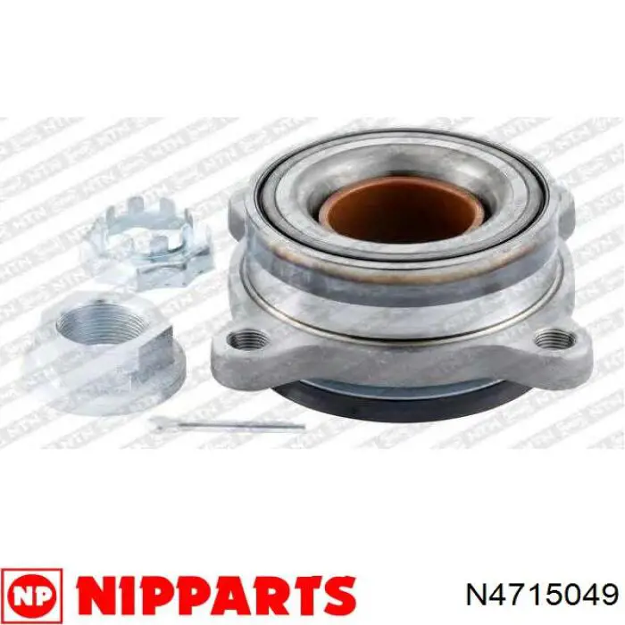 N4715049 Nipparts cubo de rueda trasero