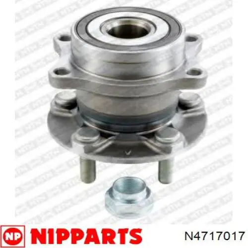 Comprar N4717017 Nipparts Cubo de rueda, Eje trasero