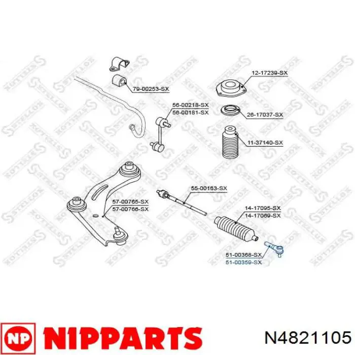 Comprar N805 Teknorot Rótula barra de acoplamiento exterior