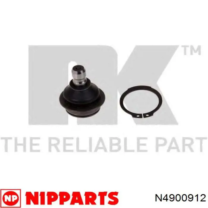 N4900912 Nipparts barra oscilante, suspensión de ruedas delantera, inferior izquierda