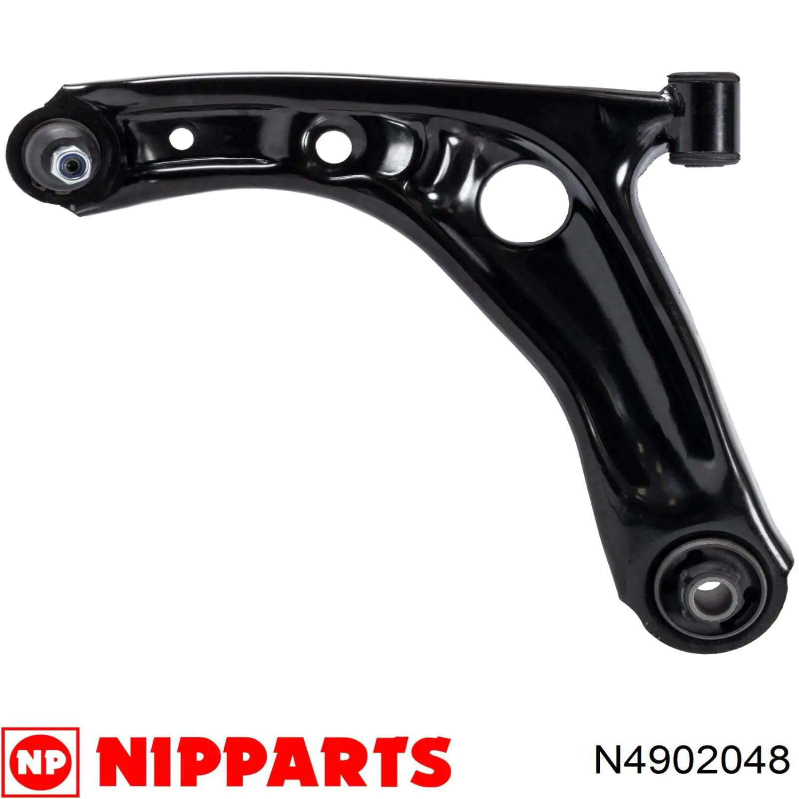 N4902048 Nipparts barra oscilante, suspensión de ruedas delantera, inferior izquierda