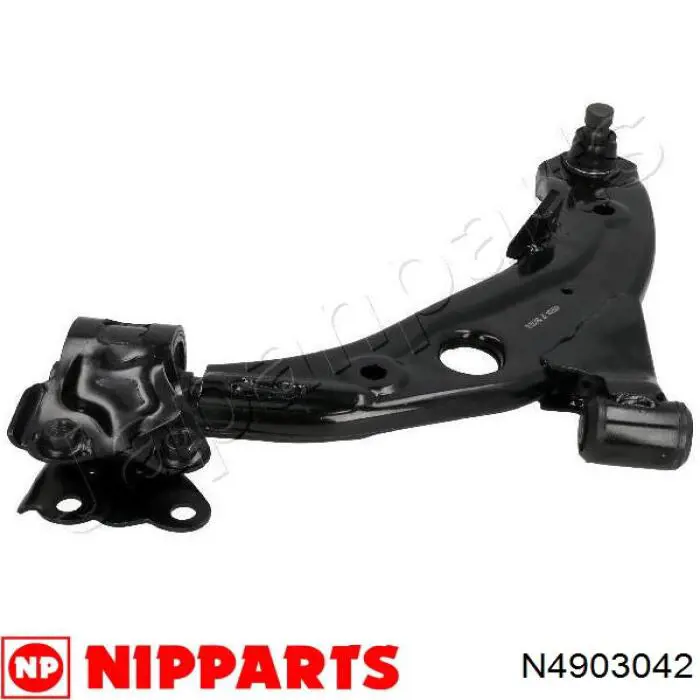 N4903042 Nipparts barra oscilante, suspensión de ruedas delantera, inferior izquierda