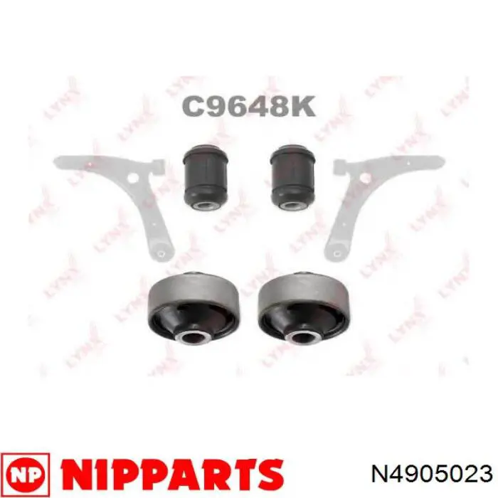 Brazo inferior izquierdo de la suspensión delantera Nipparts N4905023 precio, desde 60,98 EUR