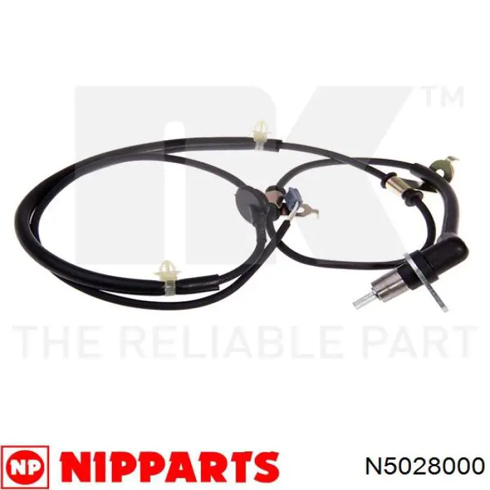 N5028000 Nipparts cable de sensor, abs, trasero izquierdo