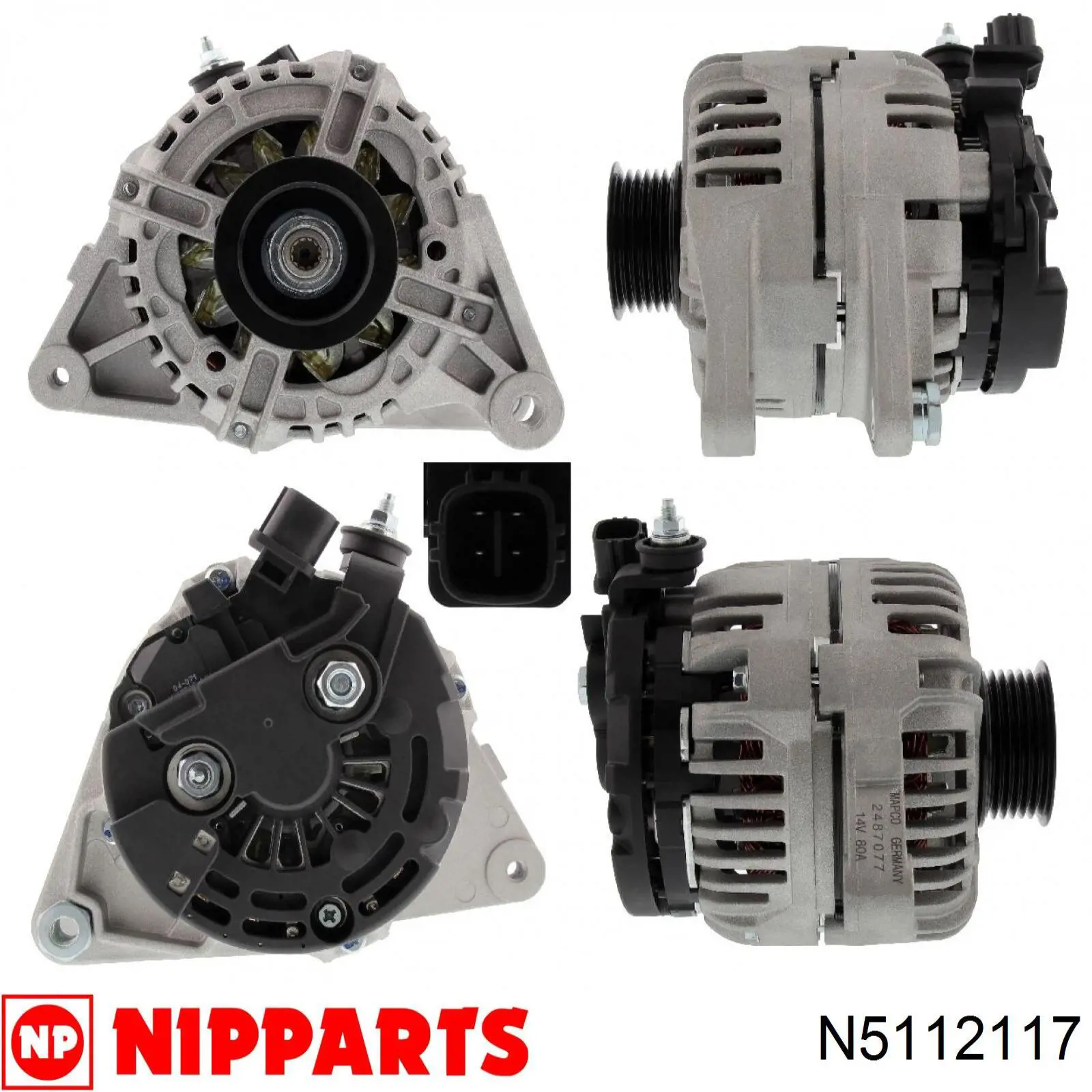 124315024 Toyota Alternador de coche