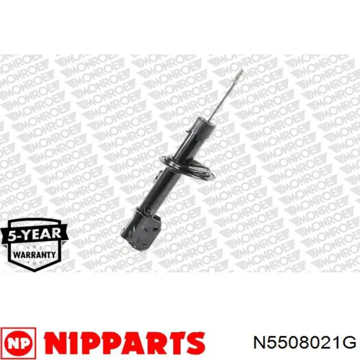 N5508021G Nipparts amortiguador delantero izquierdo