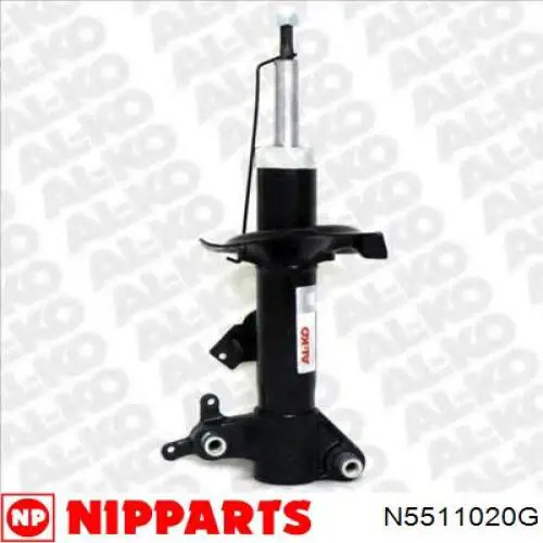 54302BA002 Nissan/Infiniti Amortiguador eje delantero derecha
